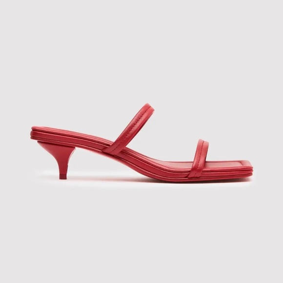 ST. AGNI | FINE STRAP KITTEN HEEL - Picture 1 of 4